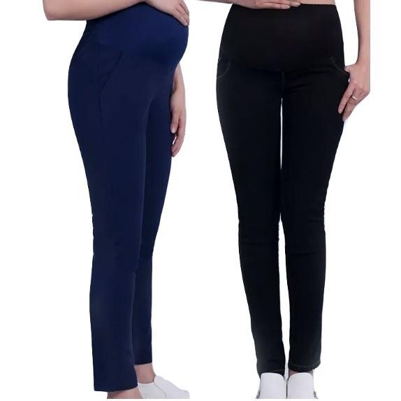 QUẦN BẦU GIẢ JEAN - LEGGING BẦU JEAN