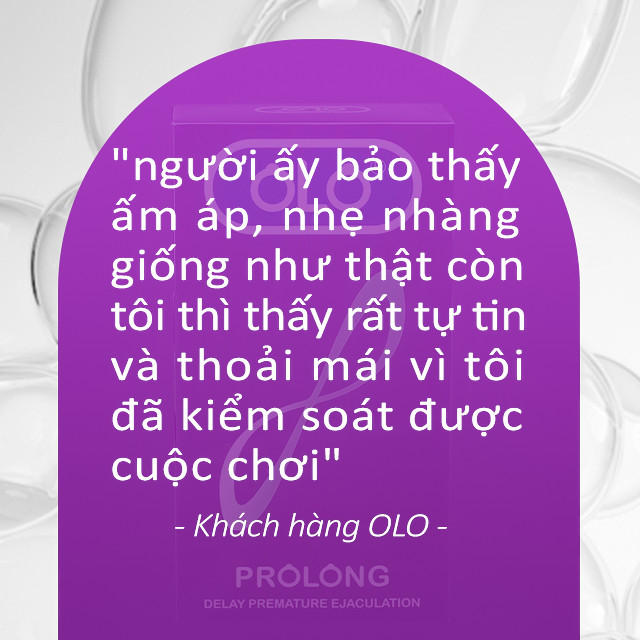 Bao cao su OLO Prolong hộp 10 cái -  siêu lâu ra, size 52mm, hương vani, siêu mỏng, siêu nhiều gel bôi trơn