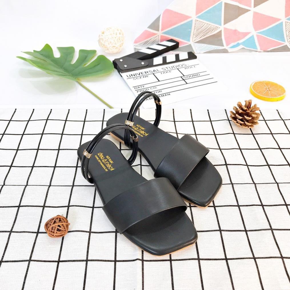 Sandal nữ quai ngang 2 trong 1 có thể làm dép hoặc sandal tùy ý có size lớn 42 43