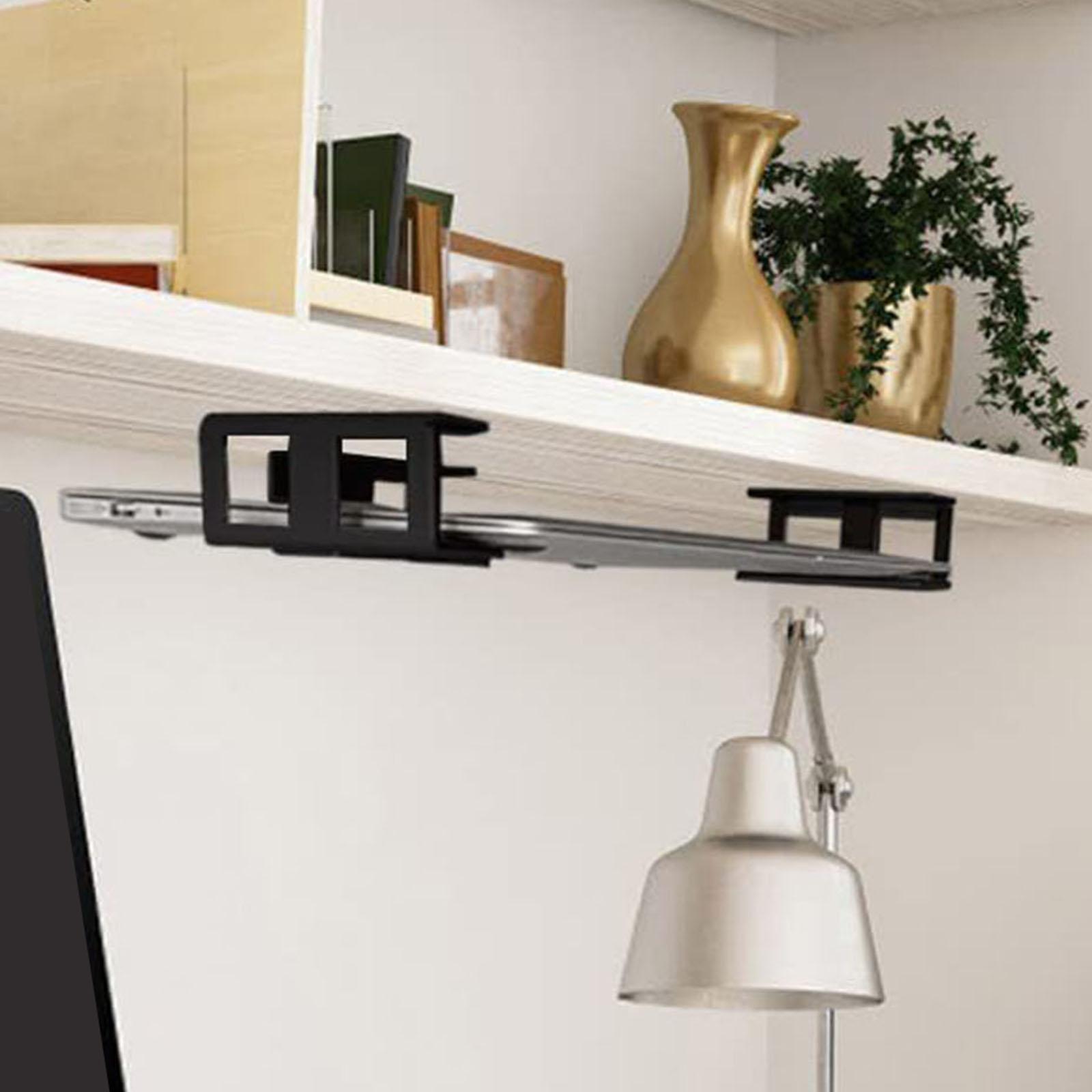 3x under Desk Laptop Mount Brackets Stand Set Heavy Duty Laptop Holder Mount