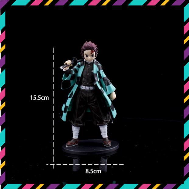 Mô Hình Thanh Gươm Diệt Quỷ , Tanjirou , Nezuko , Zenitsu , Inosuke , Giyuu - Figure Kimetsu No Yaiba, Cao 18-20cm