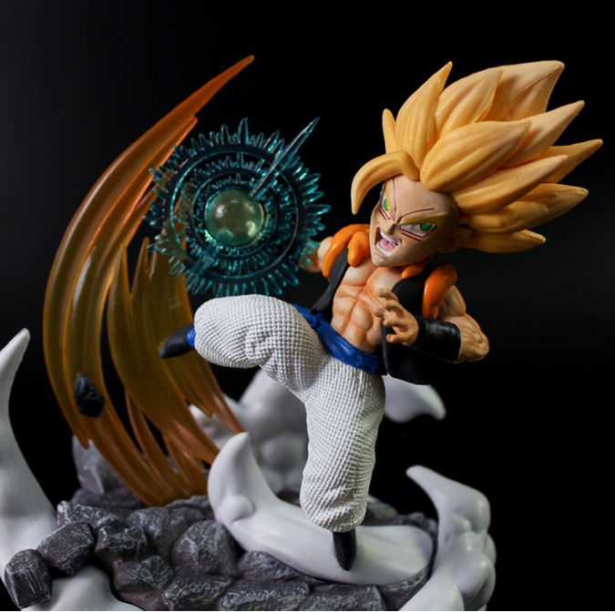 Mô hình nhân vật Gotenks supper saiyan Dragon Ball 17cm