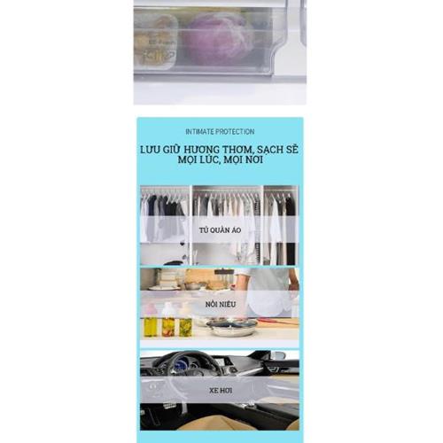 Máy khử mùi,lọc không khí diệt khuẩn công nghệ ozone Tủ Lạnh, ô tô, nhà tắm, phòng bếp quần áo, tủ giày dép