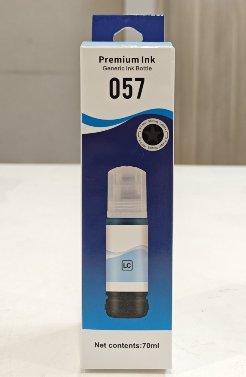 Set 6 màu mực in tương thích Epson 057 cho máy in Epson Ecotank L8050/L18050 , hàng nhập khẩu.