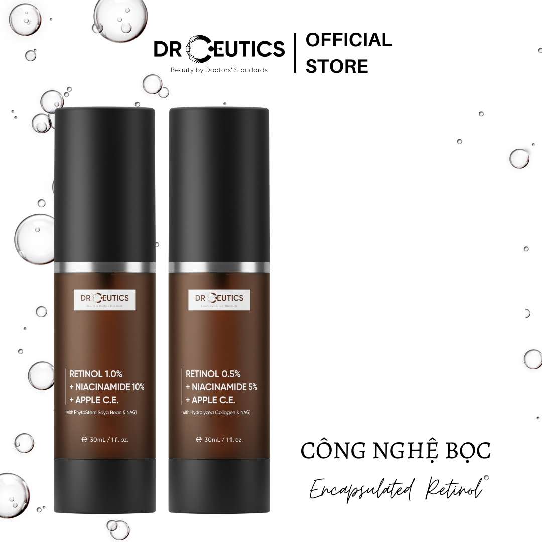 Kem Dưỡng Chống Lão DrCeutics Chứa Retinol Niacinamide Và Dịch Chiết Tế Bào Gốc Quả Táo (30ml)