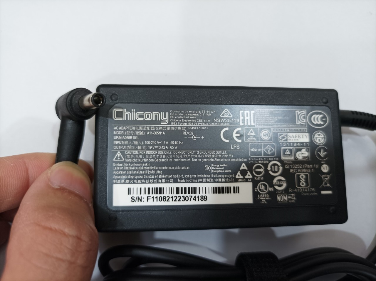 Sạc dành cho Laptop MSI Modern 15 A11MU, MSI Modern 14 B5M hàng nhập khẩu