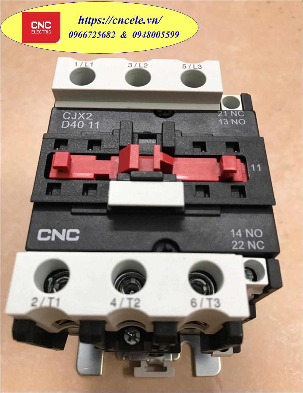 Khởi Động Từ CNC 3 Pha - 40A, CONTACTOR CNC 3P - 40A, Mã CJX2D-4010