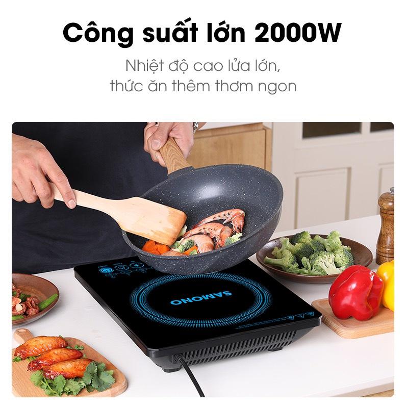 Bếp điện từ đơn cảm ứng thông minh SAMONO WS-02 - Hàng chính hãng