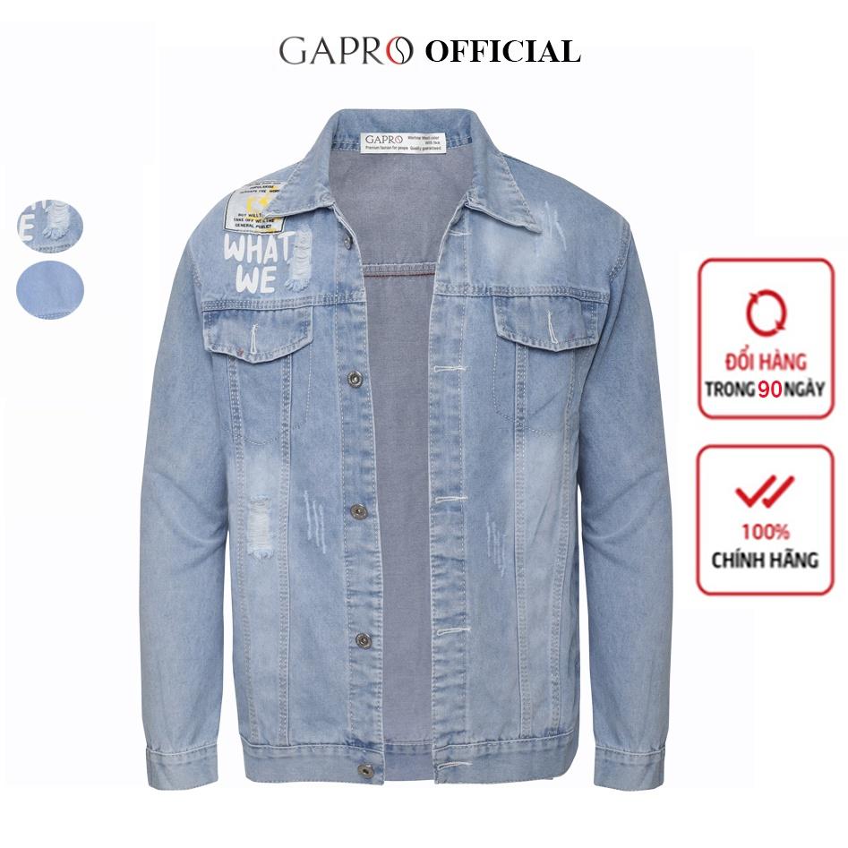 Áo khoác jean nam thời trang cao cấp Gapro fashion GAKJ122