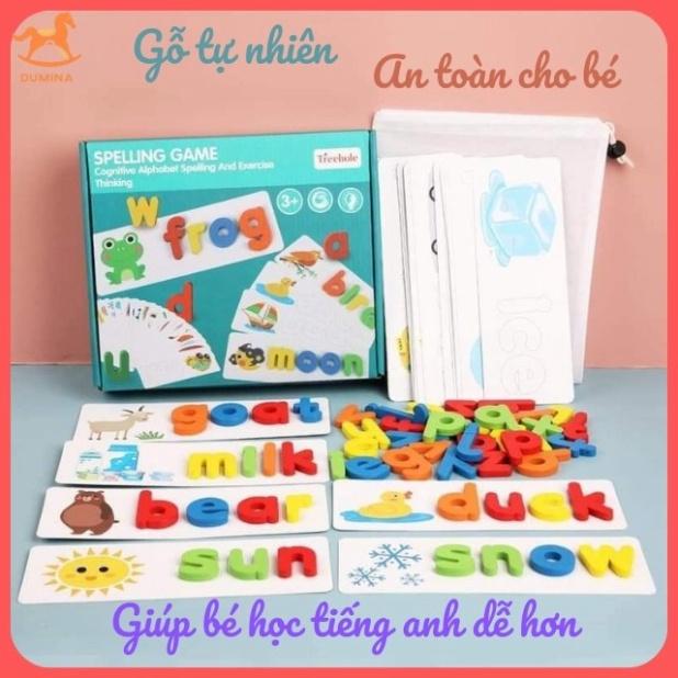 đồ chơi thông minh spelling game ghép chữ tiếng anh cho bé