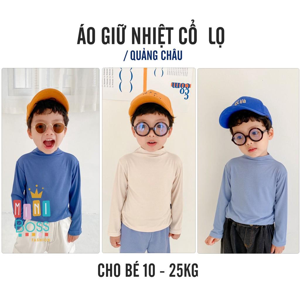 Áo giữ nhiệt 3 phân cho bé trai bé gái 10-26kg QUẢNG CHÂU | Áo thun dài tay giữ nhiệt cổ ba phân, Áo thu đông cho bé