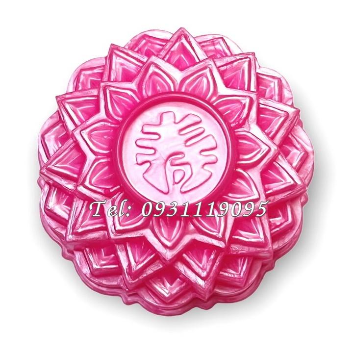 Khuôn rau câu trung thu hoa sen tầng chữ Thọ - Loại 10 cm – Mã số 1843