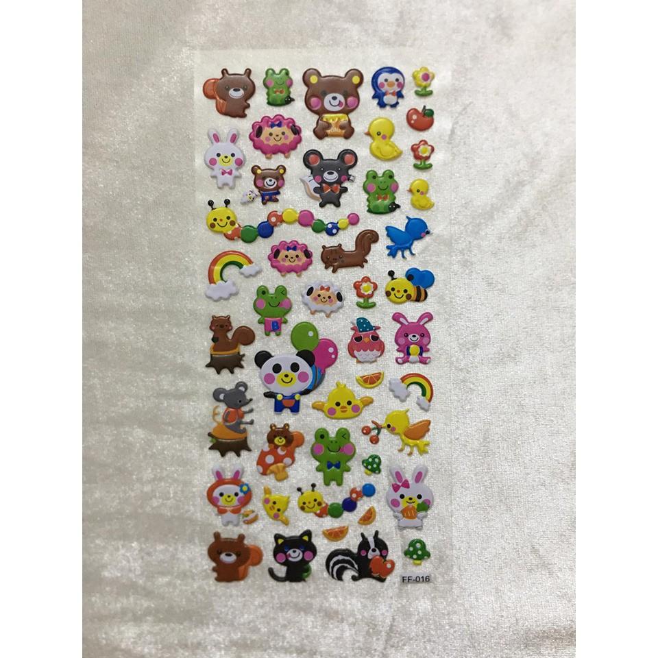 Sticker 3D Nổi Các Chủ Đề Hàng Đẹp Loại 1