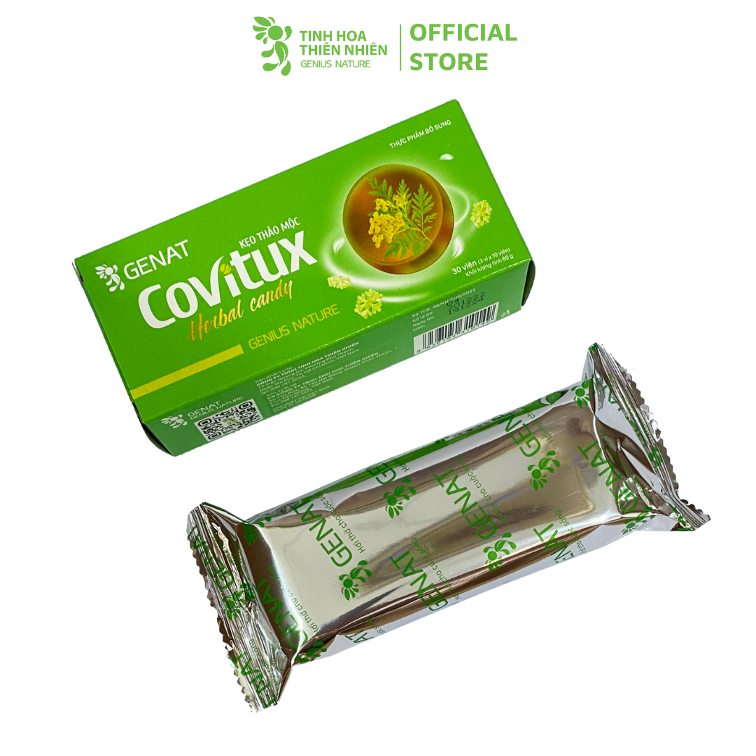 Kẹo thảo mộc Covitux - Genat - Tinh hoa thiên nhiên