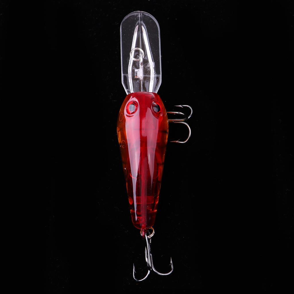 1 Piece Luminous Fishing Lures with Hooks Fishing Baits Hard Baits Minnow Baits Tool