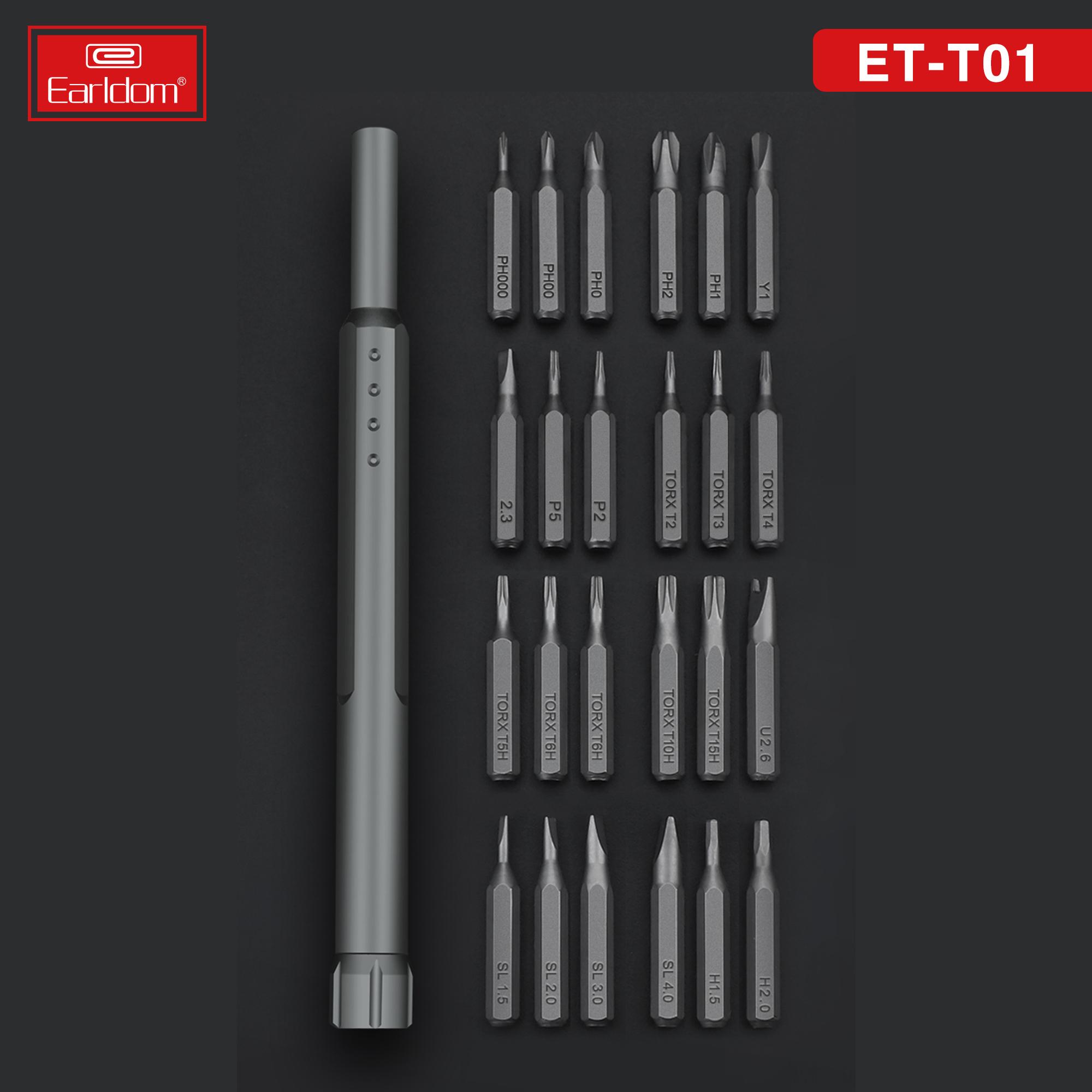 Bộ Tua Vít Bỏ Túi Đa Năng Pro Tech Driver Kit Earldom ET-T01 - Hàng Chính Hãng