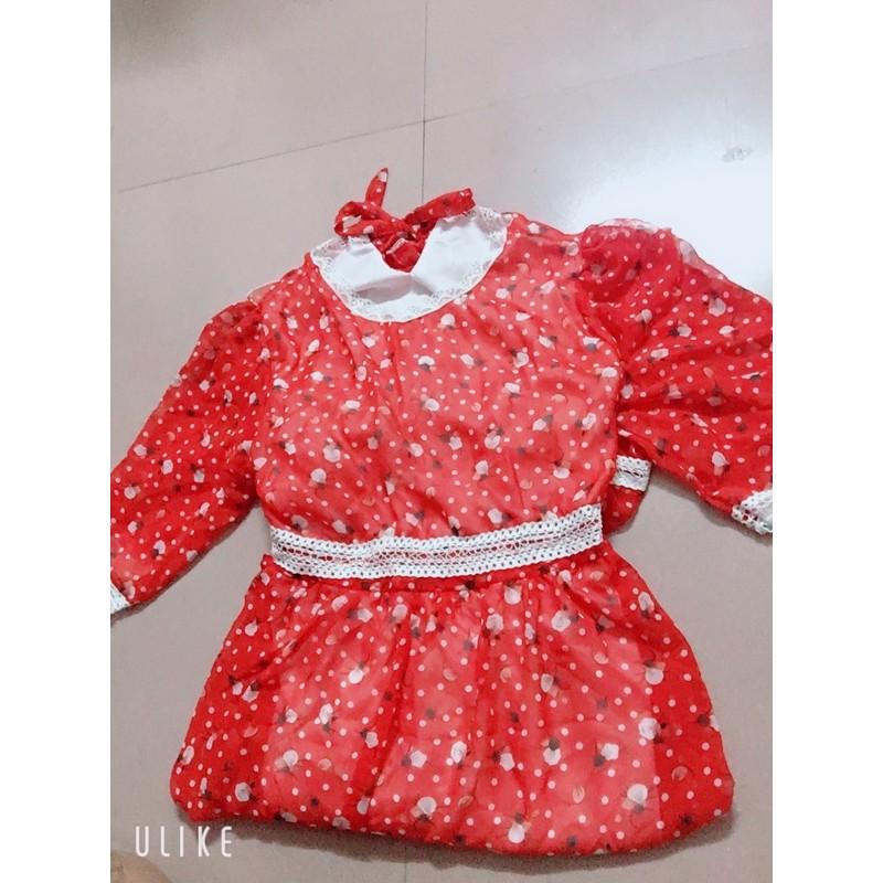 Đầm Babydoll voan hoa xinh xắn phối ren ️