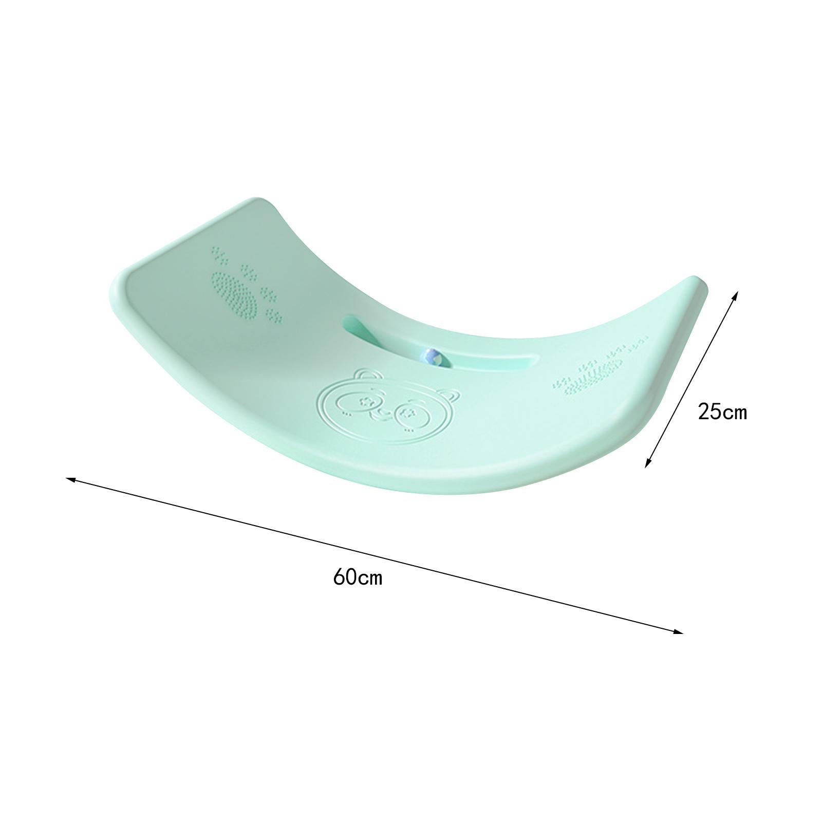 Kids Balance Board Children Wobble Board Indoor Outdoor Games Activity Body Coordination Exercise Equipment 35 Degree Curved Balance Trainer