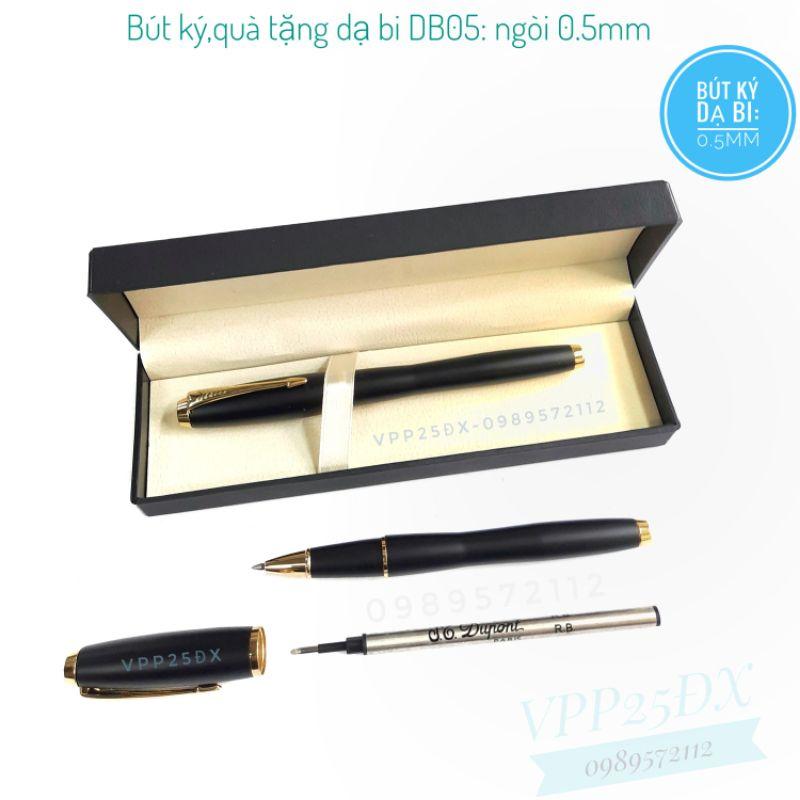 Bút ký dạ bi ngòi 0.5mm nắp vồng DB05. Bút quà tặng.