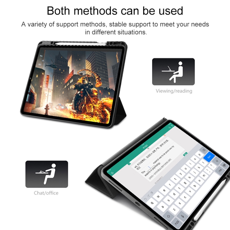 Case Bao da chống sốc mặt lưng canvas cho iPad Pro 11 2020 hiệu Mutural Yashi Series