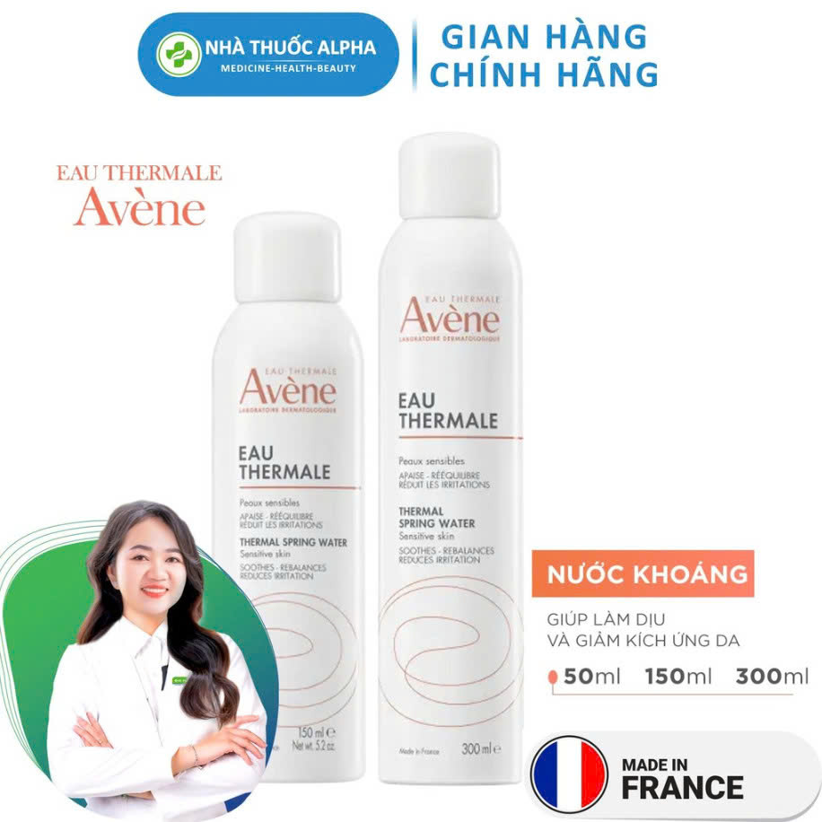 Xịt khoáng làm dịu, chống kích ứng da Avène Thermal Spring Water 300ml