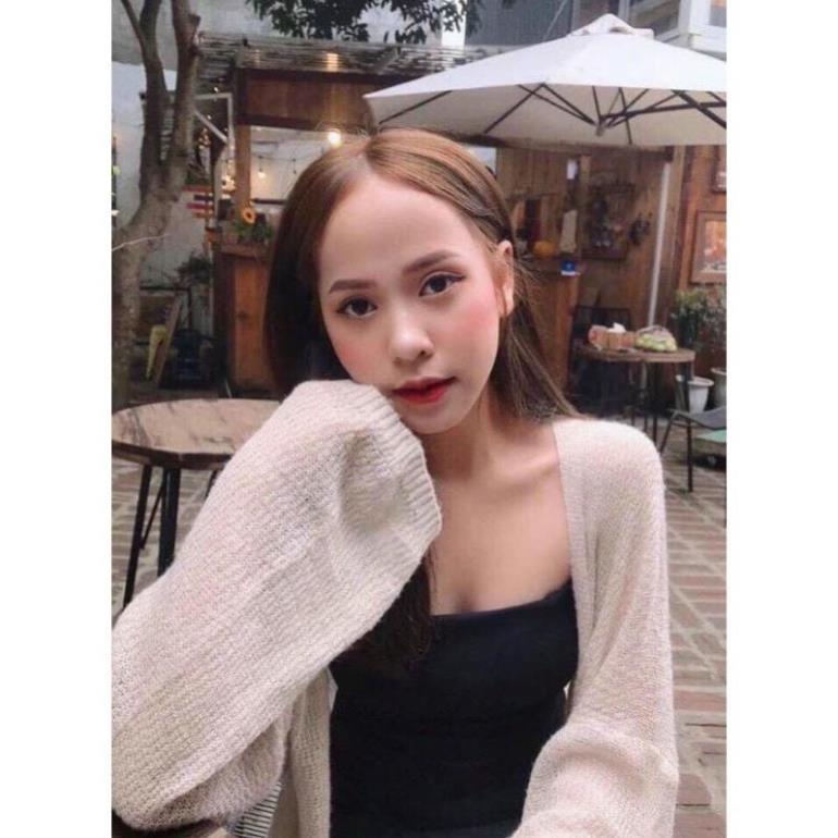 Áo khoác Cardigan nữ lên mỏng, phong cách Hàn Quốc