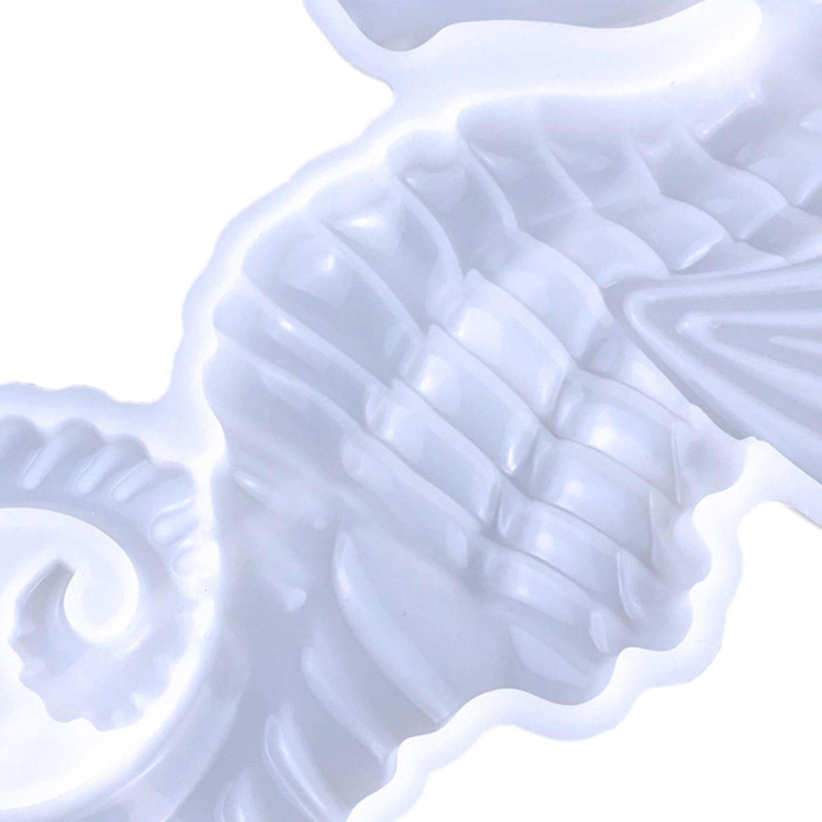 Scented soy Candle jewelry large resin die White