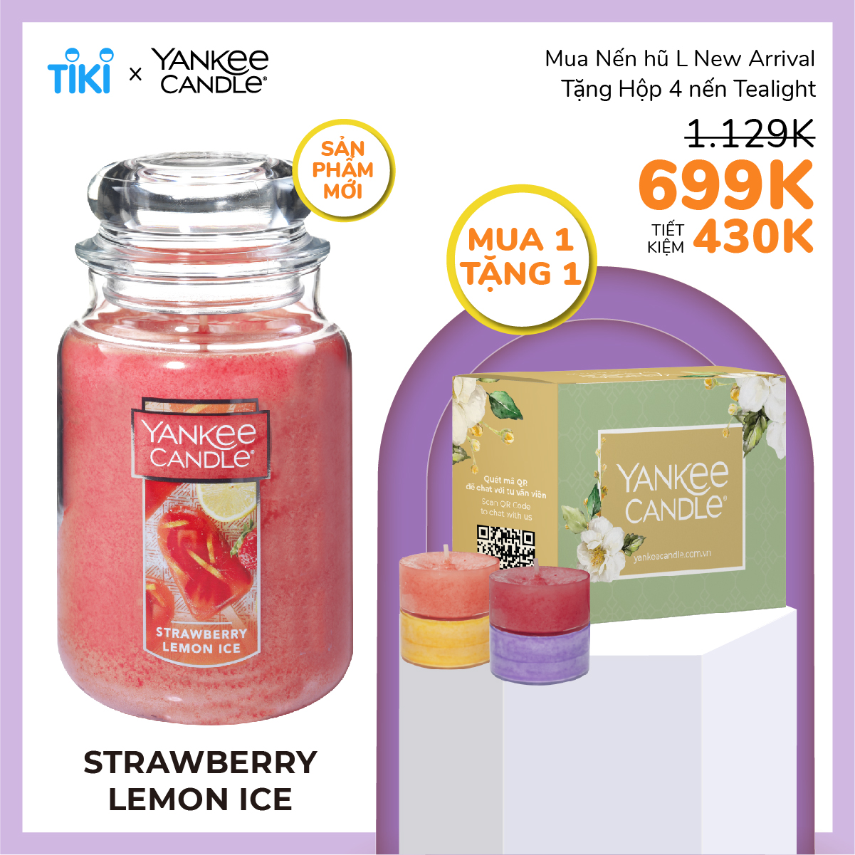Nến hũ Yankee Candle size L - Autumn Leaves (623g)