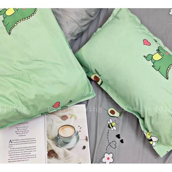 (Hot Trend) Áo gối nằm, vỏ gối đầu 45x65cm poly cotton mẫu Khủng Long Bơ bao bọc gối nằm nhiều mẫu mới