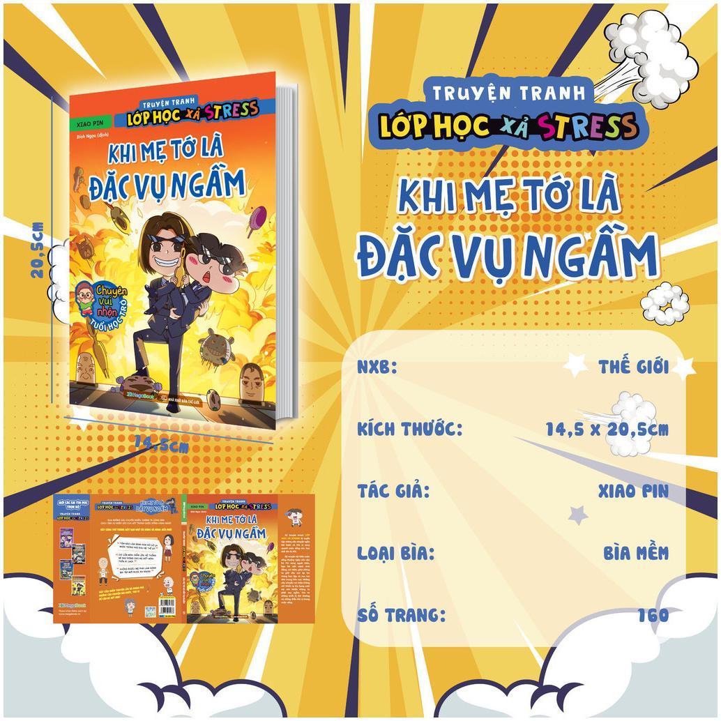 Sách - Truyện Tranh Lớp Học Xả Stress - Combo 4 Cuốn - Megabook