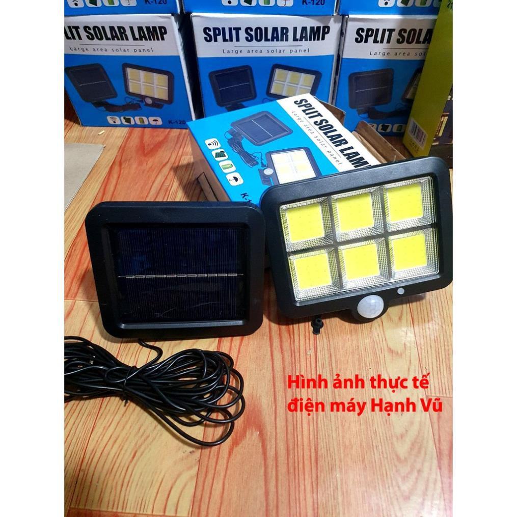 Đèn năng lượng mặt trời siêu sáng pin tách rời dây dài 5m 120 LED kèm remotDT01