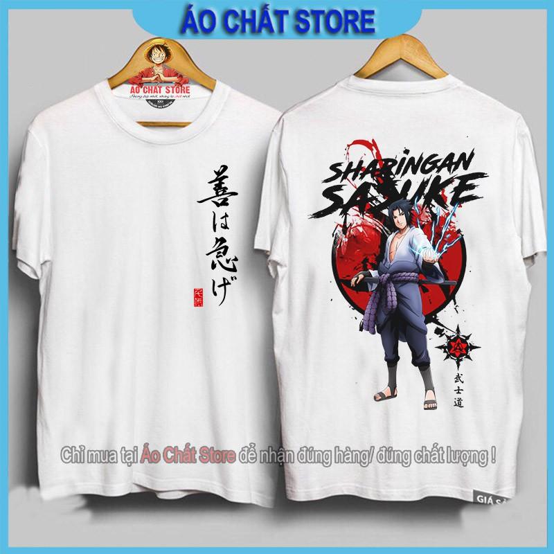 Áo thun Sasuke Uchiha cực chất | Áo Naruto Sasuke mẫu mới NT30 | Áo Chất Store
