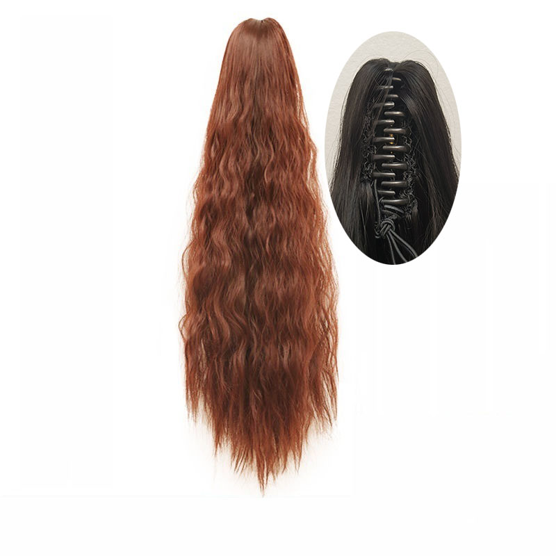 Ngoạm xù sóng nước N153 ❤️FREESHIP❤️ kẹp ngoạm tóc giả, quặm tóc giả, tóc giả nữ ngoạm kẹp
