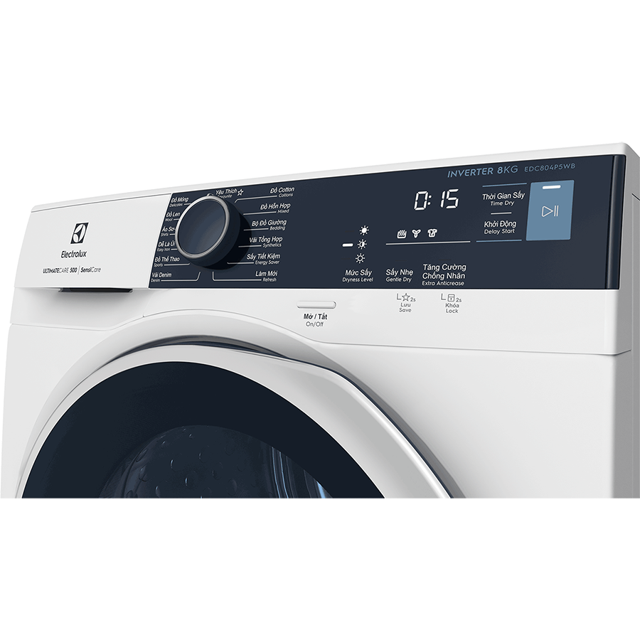 Máy sấy Electrolux 8kg EDC804P5WB - Chỉ giao Hà Nội