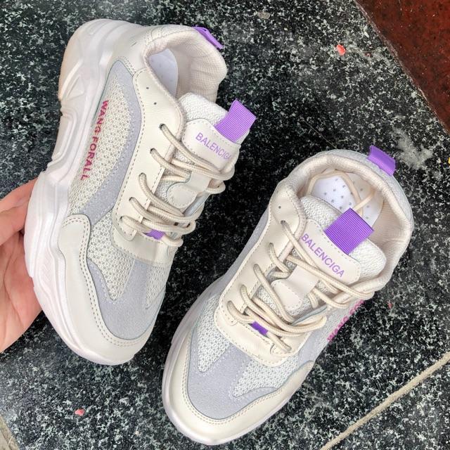 Giày Sneaker chất liệu cao su tổng hợp bền đẹp , êm chân