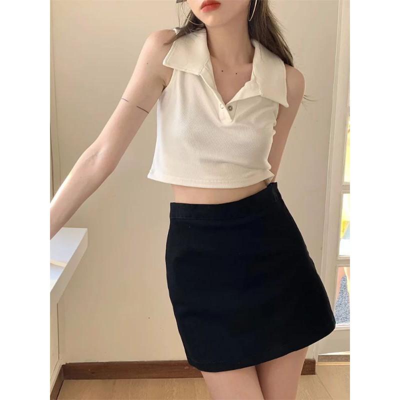 Quần váy kaki lưng chun