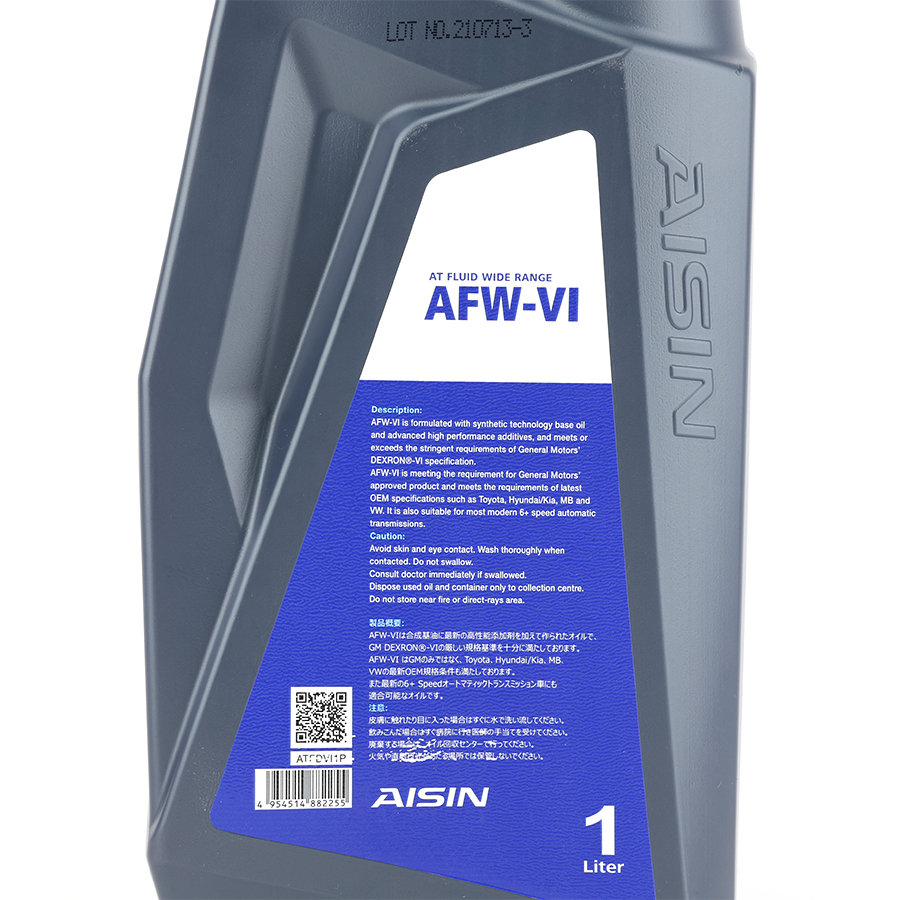 Nhớt Hộp Số Tự Động AISIN ATFDVI1P AFW-VI Dexron VI 1L