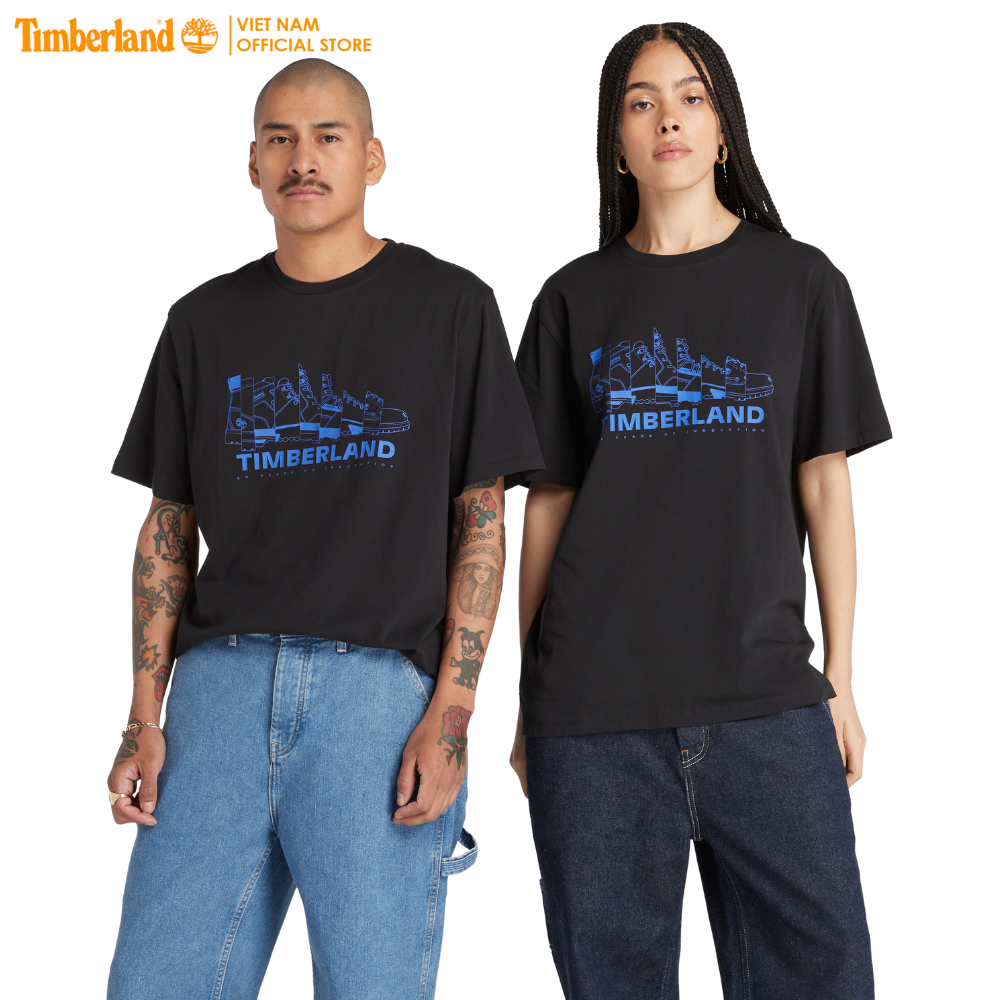 [Original] Timberland Áo Thun All Gender Front Spliced Boots Graphic Tee (Authentic) TB0A27YF01 - L