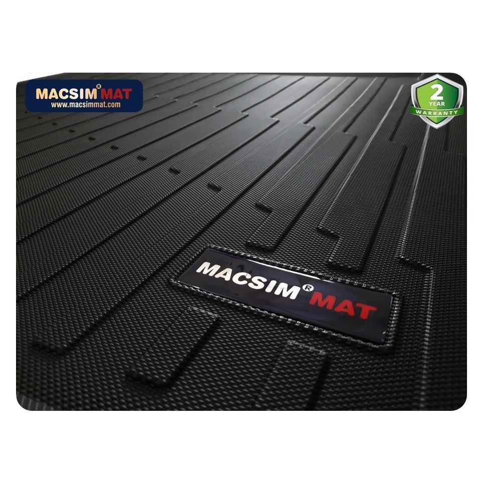 Thảm lót cốp xe ô tô Peugeot 3008 2017- nay nhãn hiệu Macsim chất liệu TPV cao cấp 348 màu đen màu be