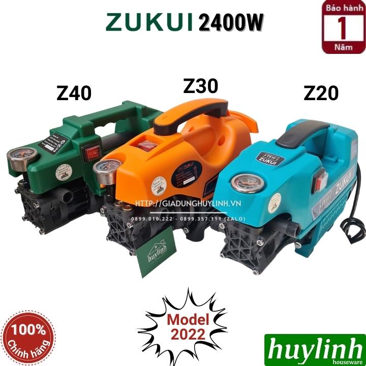 Máy xịt rửa xe gia đình tự hút nước Zukui Z40 - 2400W - Hàng chính hãng