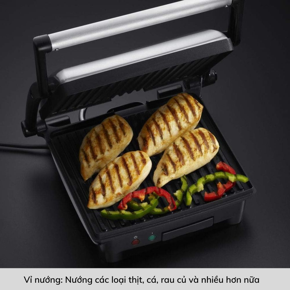 Bếp Nướng 3 in 1 Russell Hobbs Panini 17888-56 Nhập Đức Hàng Chính Hãng