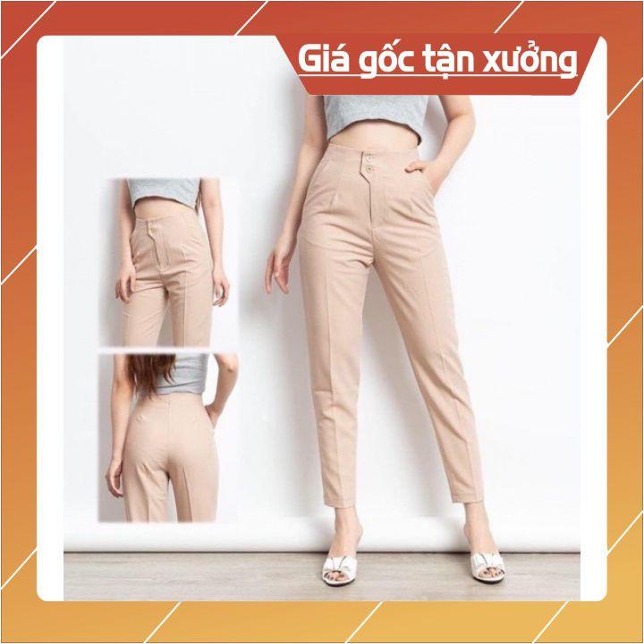 Quần baggy T 2 cúc công sở siêu xinh