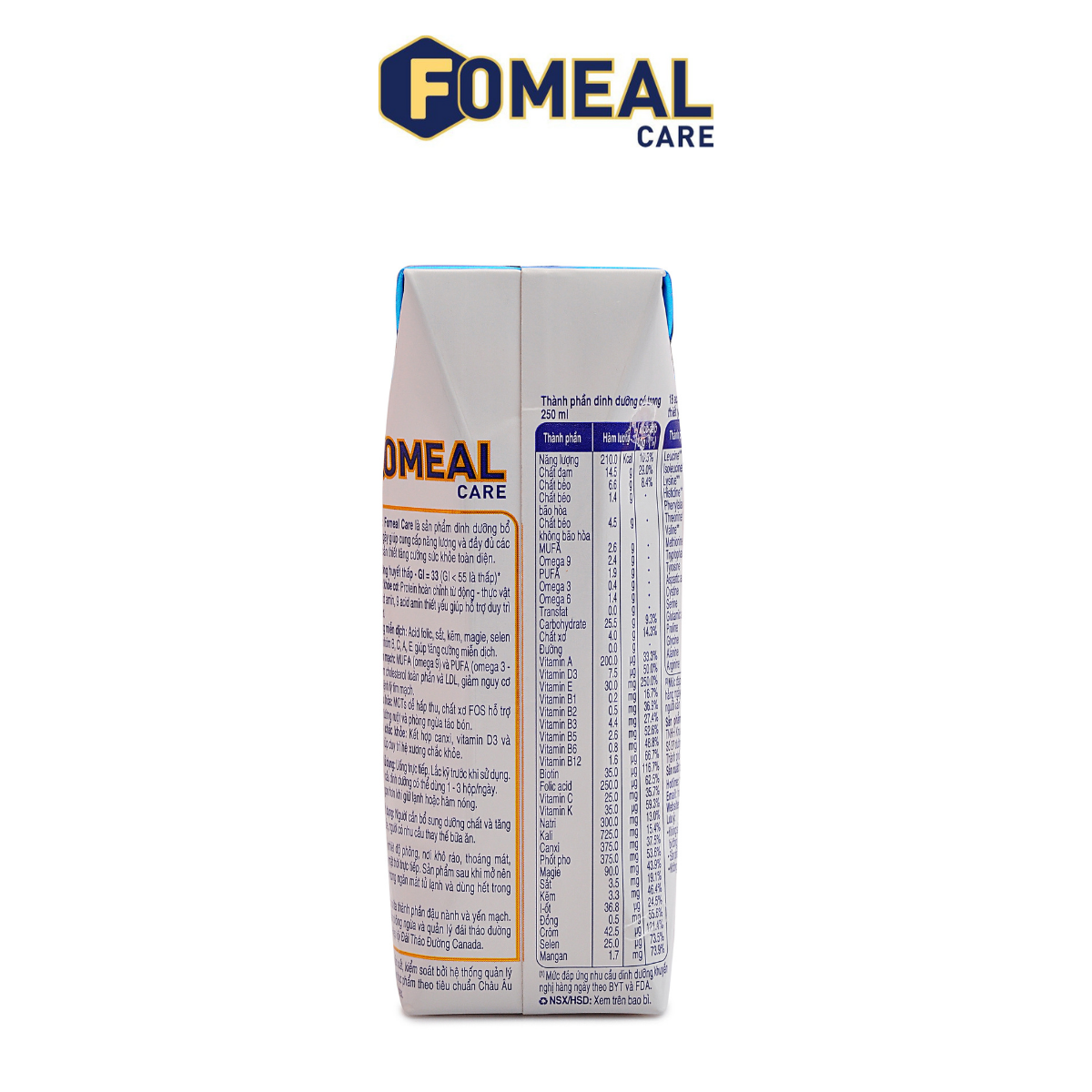 Thực phẩm dinh dưỡng y học FOMEAL CARE (VANILLA)
