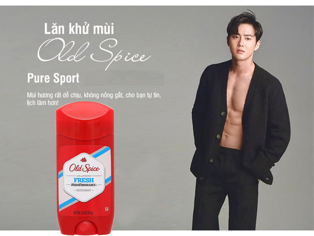 Lăn Khử Mùi Old Spice USA 85g/73g (Nhiều Mùi Hương