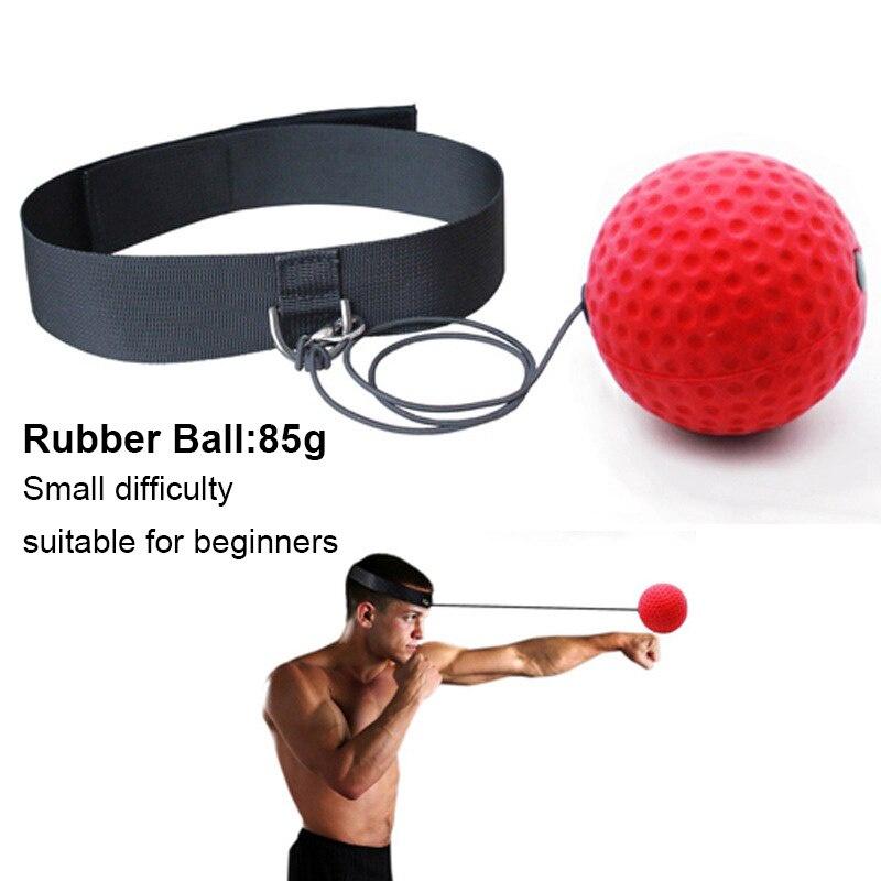 Boxing Reflex Ball Punching Ball Raising Speed Reaction Agility Hand Eye Training With Headband Gym Boxing Fitness Equipment