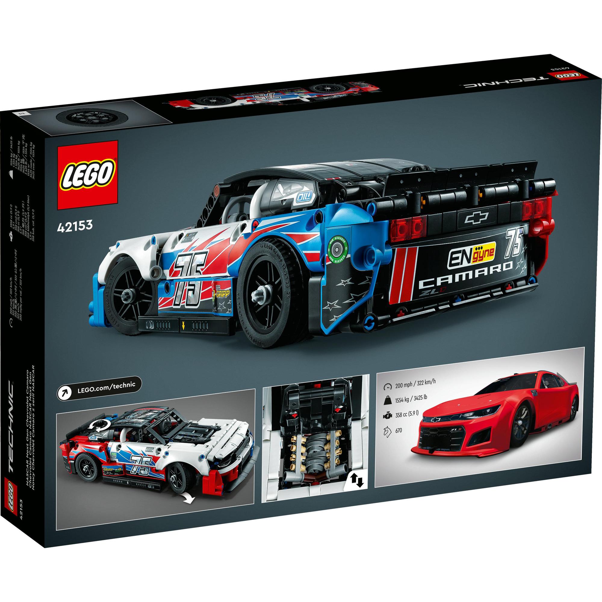 LEGO Technic 42153 Xe Đua Nascar Chevrolet Camaro ZL1 (672 chi tiết)