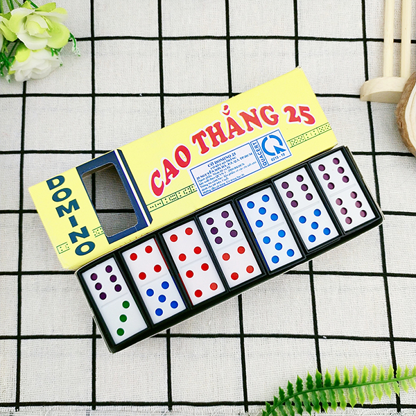 Bộ đồ chơi cờ Domino bằng nhựa
