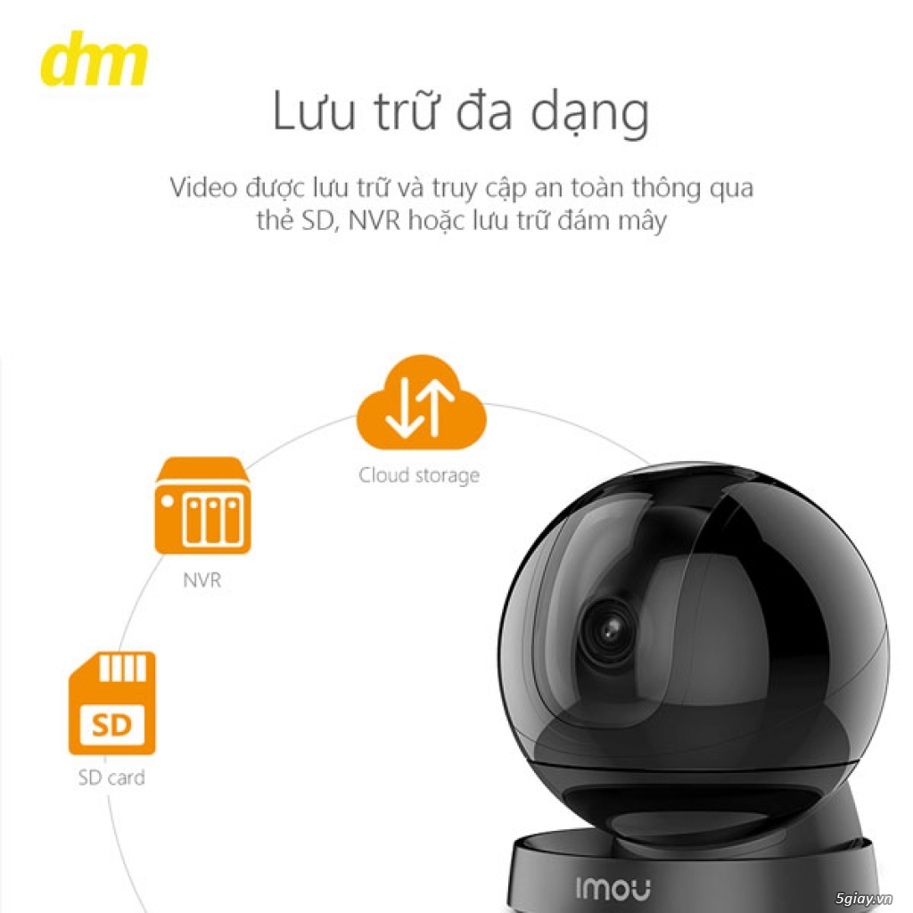 Camera Giám Sát Không Dây Dahua IMOU 1080P - Camera WIfi IP Đàm Thoại 2 Chiều - Hàng Chính Hãng