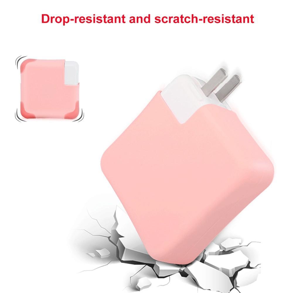 Vỏ Silicone Bọc Bộ Sạc Macbook new air 13.6 inch M2 A2681 30W 67W 35W 2022