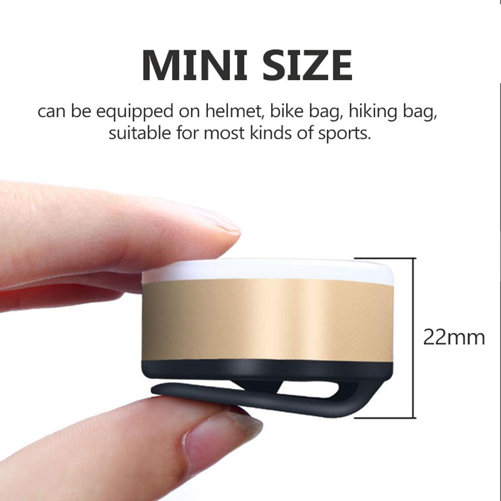 Đèn hậu xe đạp, Năm chế độ phát quang,Sạc USB nhanh chóng,IPX5 chống thấm nước,nhỏ gọn